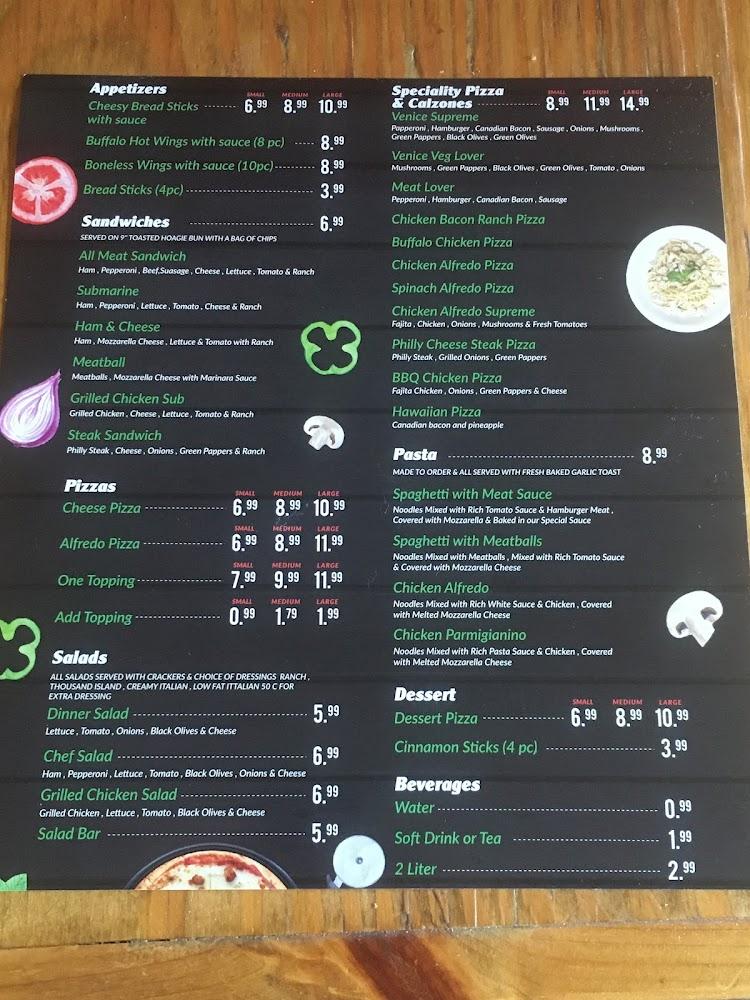 Venice Pizza Menu image 1