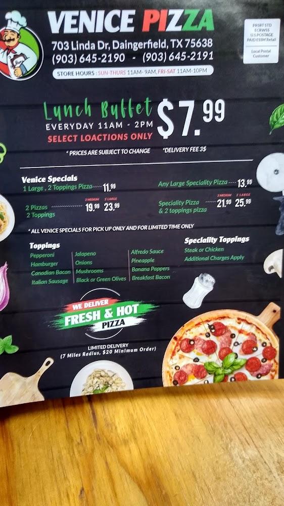 Venice Pizza Menu image 4